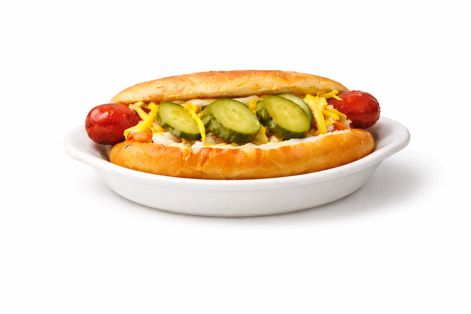 The Yellow Sam foot-long hot dog